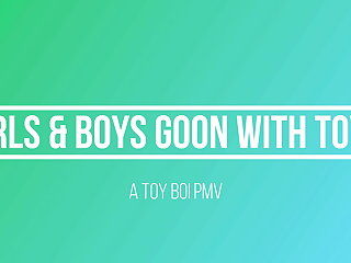 Dildo Girls & Boys Goon With Toys PMV